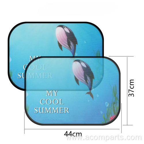 Digital printed cartoon sunshade auto car sun visor